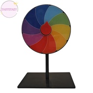 TEAY 1 Set Color Roulette Wheel Tabletop Prize Wheel Dry Erase Spin Wheel Spinner Game Heavy Duty Ed