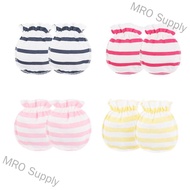3 Pairs 0-3 Months Newborn Infant Soft Cotton Gloves Anti-scratch Handguard Glove