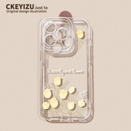 Suitable for Apple 14promax Phone Case 15 New iPhone17 Simple 13pro Straight Edge Transparent 12mini