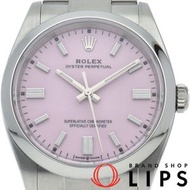 二手勞力士蠔式恆動36腕錶，糖果粉色，蠔式恆動36 126000，附原廠錶盒和保固卡，不鏽鋼男女通用腕錶，糖果粉色，拋光處理，成色極佳