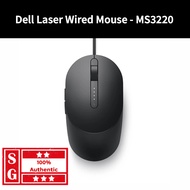 Dell Pro Wired Mouse - MS3220 - Black Dell Mouse Black Mouse Wired Mouse 570-ABDY Wired Mouse For La