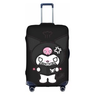 【In Stock】Kuromi Washable Travel Luggage Cover Funny Cartoon Suitcase Protector Fits 18-32 Inch Luggage