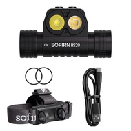 Sofirn HS20 USB C ชาร์จ LED ไฟหน้า18650ที่มีประสิทธิภาพ2700lm ไฟ Spotlight &amp; Floodlight Dual Switch
