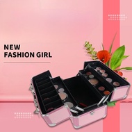 ATTELIER Beauty Case Premium Suitcase Make Up Cosmetic Bag Travel Organizer Travel Box 2 Layers Make