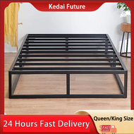 kedai future Katil rangka besi yang tebal dan bertetulang tanpa sisi katil/Metal single bed princess