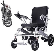 Fashionable Simplicity Electric Wheelchairs Powered Mobility Scooters Electric Wheelchair Ultra-Lightweight Folding Wheelchair Ergonomic Ultra-Portable Power Weatherproof Adult Compact And Durable Tra
