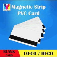 Blank Magnetic Stripe Card With Hi-C0 LoCo Card Thermal Printer Zebra Evolis XID  Fargo Magicard CardPro
