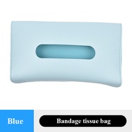 Tempat Tisu Material PU Leather Mobil Kotak Tissue Organizer Box Holder Tempat Tisu Jepit