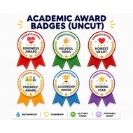 Academic Award Ribbon Badges (Uncut)