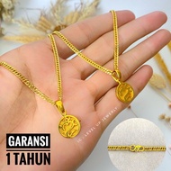 Small Chain Necklace and Ongkara Pendant | One Year Guarantee | Original Stainless Steell | Hook S H