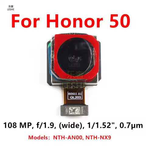 108MP Rear View Back Camera Main Backside Big Camera Module Flex For Honor 50 Replacement Spare Part