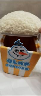 迪士尼 冰雪奇緣 小白 雪寶 Olaf 爆米花 儲物桶