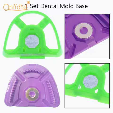 1Set Dental Model Magnetic Parting Box Dental Lab Model Base Equipment Dental Tools