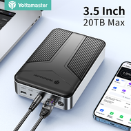 Yottamaster 20TB Networkable Private Cloud NAS Enclosure for 3.5 Inch SATA HDD SSD Network Attached