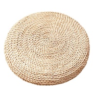 Futon Ground Cushion Corn Skin Cushion Futon Round Meditation Stump Japanese Style Futon Woven Straw