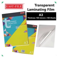 EAST-FILE LAMINATING FILM A3 100mic 100s - EF-LF-A3 - Laminate A3 size documents