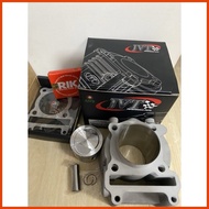 ◨ ✻ ◈ JVT CYLINDER BLOCK MIO SPORTY/NOUVO/SOULTY CHROME BORE/STEEL BORE 54mm/59mm/61mm/63mm