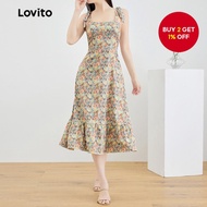 B131-2-Floral lace spaghetti strap dress-DRB131P1D738  B131-2-Sundress Tali Bunga-DRB131P1D738B131-2