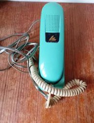 復古綠色壁掛式有線電話 市內電話 座機 電話話筒 復古電話 小座機分機 飯店酒店 大按鍵 雙用電話機 對講機