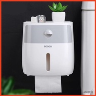 Ecoco 2-layer multi-purpose toilet paper holder kitchen towel holder toilet roll holder tissue holde