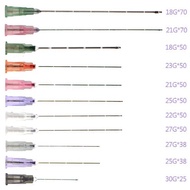 20pcs Blunt Cannula For Filler Injection 14g 18g 20g 21g 22g 23g 25g 27g 30g Uric Acid Facial Fillin