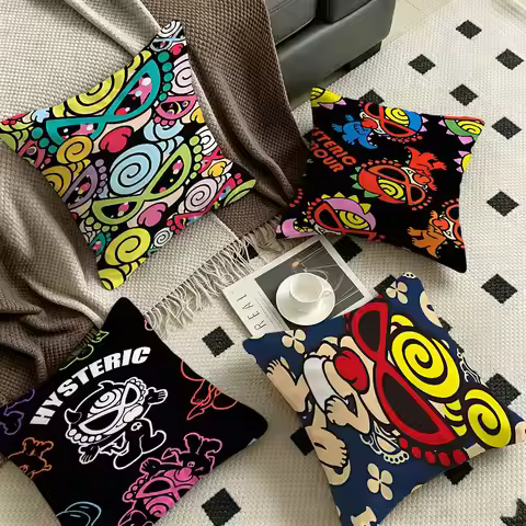 Japan Fashion Hysteric Mini Cushion Cover Polyester Sofa Cushions Decorative Throw Pillows Home Deco