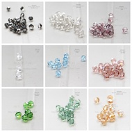 Imported Austrian Crystal Faceted Round Beads 6mm Earth Beads Loose Beads DIY (6SW5000B)