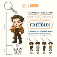 GANTUNGAN (FREEBIES) Kpop Keychain TXT TOMORROW X TOGETHER Acrylic Keychain Merchandise TXT Merch