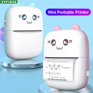 Mini Portable Thermal Printer Wireless Bluetooth Pocket Printer Paper Photo Label Sticker Notes Print