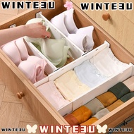 WINTE3U Drawer Divider, DIY Multifunctional Drawer Separator,  Telescoping Adjustable Drawer Organiz
