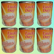 Susu pekat manis 6 tin x 500g/krimer LUCKY DAY kopi & teh tarik easy open