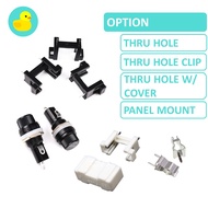 5x20 Fuse Holder Clip Thru Hole / Panel Mount 5x20mm