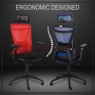 ERGONOMIC OFFICE HIGHBACK MESH CHAIR / COMPUTER CHAIR / KERUSI PEJABAT/ KERUSI OFFICE