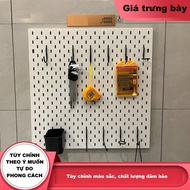 High quality square plastic pegboard decor board 56*56 and 36*56 wall board NB133