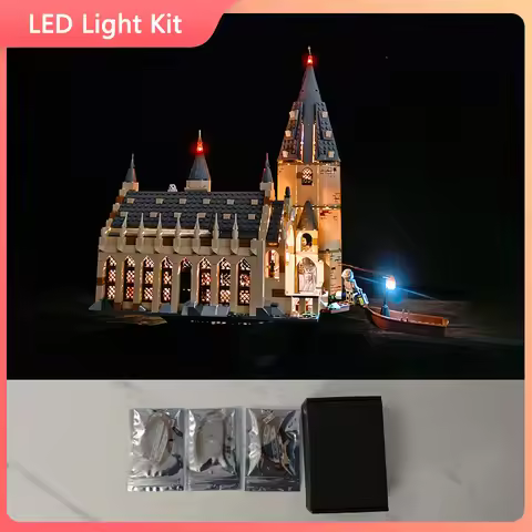 LED Light Set For 75954 Hogwarts Great Hall compatible 69503 (Only LED Light, NOT Include The Model 