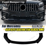 X247 Front  Lower Diffuser Spoiler Body Kits Bumper Lip Splitter For Mercedes Benz GLB Class X247 GL