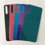 For Huawei Nova 5 3D Glass Battery Cover Back Panel Rear Door Housing Case Replacement Parts for Hua