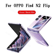Oppo FindN2Flip FindN3Flip 1-2Sets Full Cover Front Back 9D HD Transparent Soft Hydrogel Film For Oppo Find N3 N2 Flip Anti Fingerprints Phone Screen Protector