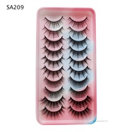 10 Cặp Lông mi giả tự nhiênn Lông mi manga 3d lor