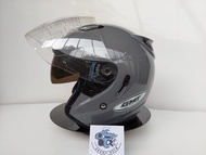 Helm gmt double visor / helm half face gmt original terbaru