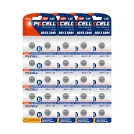 PKCELL LR44 Battery 1.5V Alkaline AG13 Button Cell Batteries - 40Count