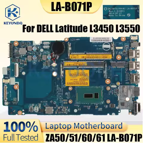 LA-B071P For DELL Latitude 3450 3550 L3450 L3550 Notebook Mainboard 0M5DGY 0G3WP7 0M5NY9 DDR3L Lapto