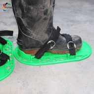[chulisia] No Footprint Concrete Finishing Shoes for Cement Mortar Work Lightweight ABS Floor Constr