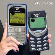 [SHARK CASE] Softcase VIVO V30E 5G 2024 NEWEST Motif Vintagehp - Vivo V30E Casing - Vivo V30E Case -