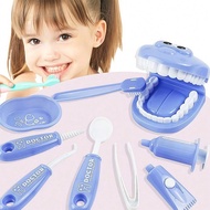 1/5sets Dental Early Education Brushing Toys, 9 Piece Children's Oral Dental Medical Toys Set, Carto