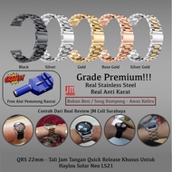 QRS 22mm Strap Haylou Solar Neo LS21 - Stainless Steel Metal Watch Strap