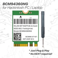 Dual Band 1200Mbps BCM94360NG BCM943602CDP WiFi Card for Hackintosh PC Laptop and Variety Intel Wire