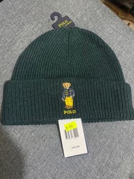 Polo Ralph Lauren 墨綠色bear冷帽