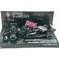 1: 43 Minichamps F1 2021 Mercedes AMG W12 Hamilton British Champion F1 Car Model