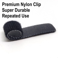 Mini Velcro Cable Clip Organizer Cable Tie Headset Kabel Klip